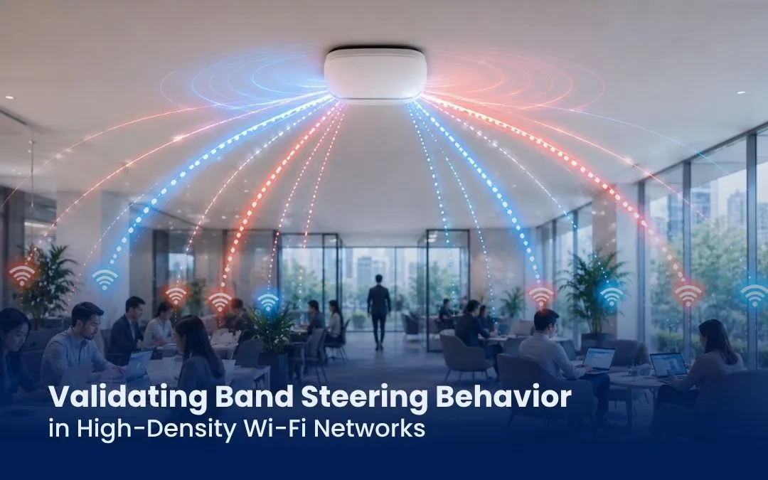 Validating Band Steering Behavior in High-Density Wi-Fi Networks